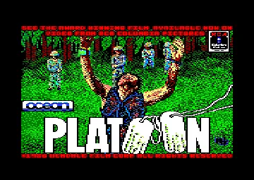 Platoon (UK) (1988) (Trainer) screen shot title